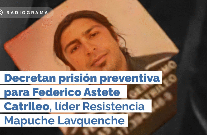 Federico Astete Catrileo: Detención histórica en Chile