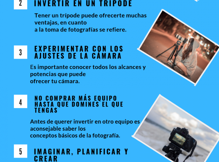 Consejos de fotografía: Mejora tus habilidades rápidamente