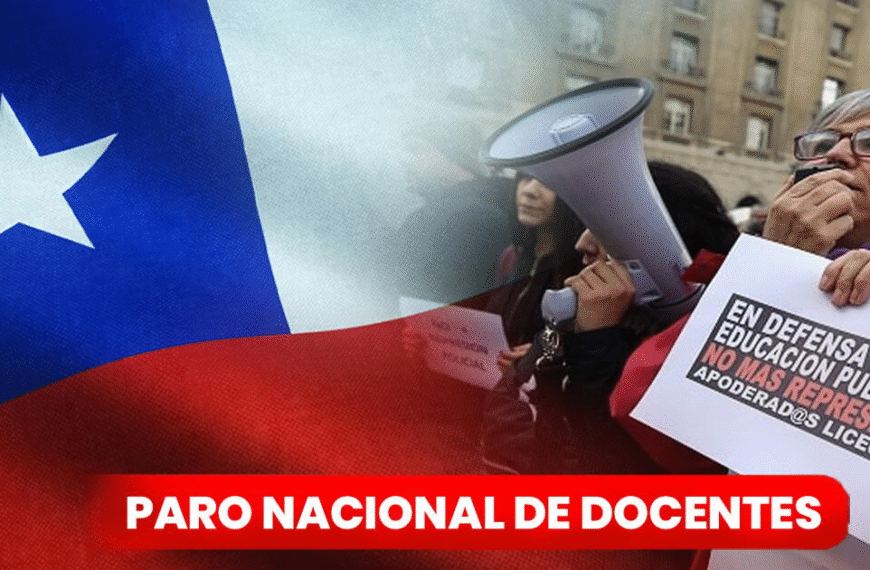 Paro de docentes en Chile: Marchas masivas y reclamos