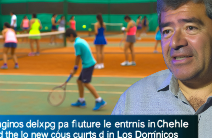 Tenis chileno: Sergio Elías revela planes audaces para el futuro