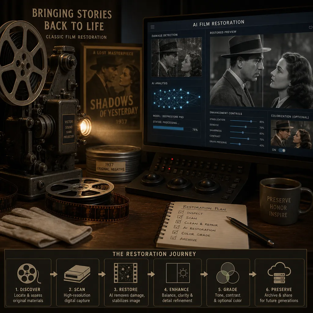 Fable Studio y restauración de películas: La IA que transforma clásicos